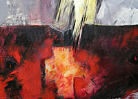 Vorschau Bildimpuls: Leuchtendes Kreuz