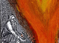 Vorschau Bildimpuls: Moses vor dem brennenden Dornbusch