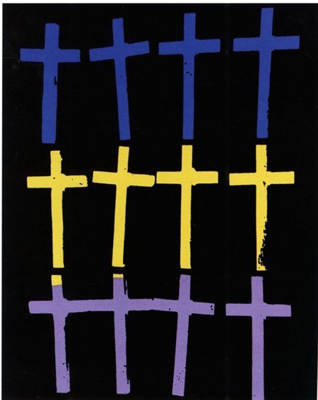 Andy Warhol, «Crosses» © Kunstmuseum Bochum